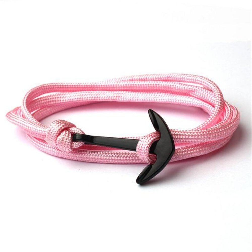 Cute Bracelet Anchor Boat Rope Beach Minimalist Rose Women Bohamian - Picture 1 of 2